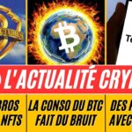 Actualités Bitcoin & Crypto : NFT chez Warner Bros / Consommation énergétique / Paiement Telegram