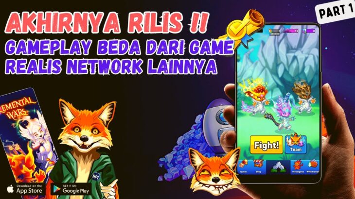 BISA MAIN DI ANDROID !! GAMEPLAY ELEMENTAL WARS GAME NFT TERBARU REALIS NETWORK