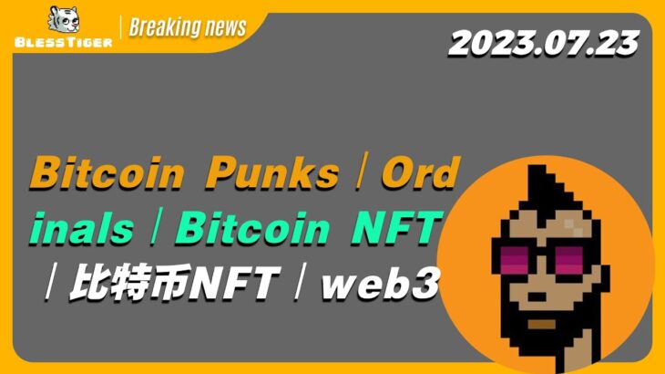 【Bitcoin Punks Breaking news】Bitcoin Punks丨Ordinals丨Bitcoin NFT丨比特币NFT丨web3