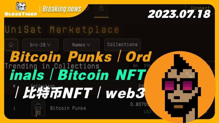 【Bitcoin Punks Breaking news】Bitcoin Punks丨Ordinals丨Bitcoin NFT丨比特币NFT丨web3