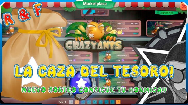 🐜CrazyAnts🐜 Nuevo Evento La Caza del Tesoro!!🔥Nuevo Juego NFT 🔥