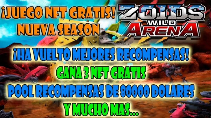 GANA E NFT GRATIS + VARIOS $$ DE FORMA SENCILLA ZOIDS WILD ARENA