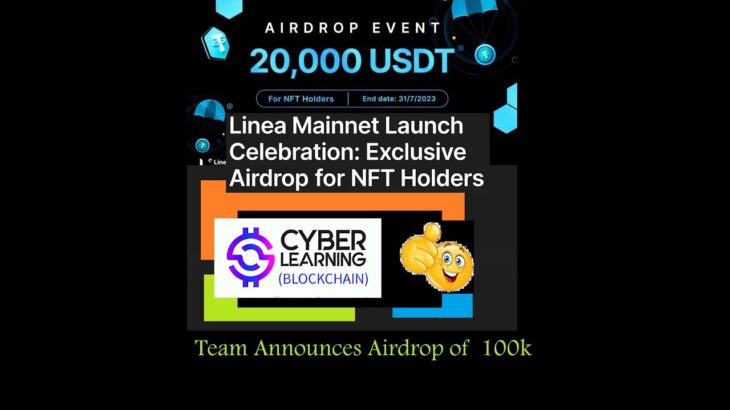 Linea Mainnet Airdrop Reward + NFT (Finally) #linea #galxe  #crypto