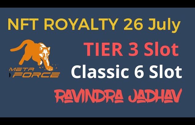 NFT ROYALTY Classic 6 Slot Tire 3 – TIRE EXTEND – force Coin Ravindra Jadhav