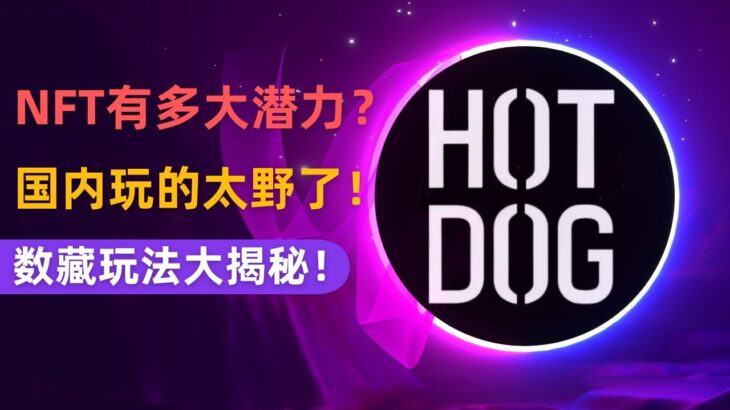 NFT市场有多大潜力？国内数字藏品原来都是这么玩的，如何盈利？Hotdog究竟有什么背景？国内NFT玩法详解