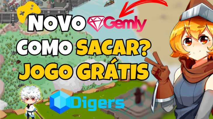 ⚡ NOVO GEMLY – PAGANDO MUITO – DIGERS – JOGO NFT – NOVO NFT – NUEVO NFT – GRÁTIS – FREE TO PLAY