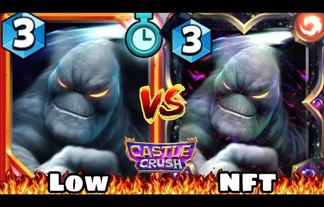 Noob Vs Pro? Normal Player Vs NFT Max Level Player! Castle Crush