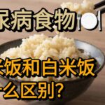 糖尿病食物：糙米饭和白米饭有什么区别？✓健康OK