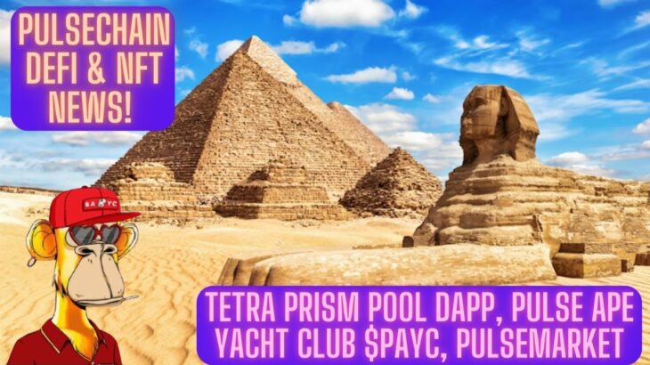 Pulsechain DEFI & NFT News! Tetra Prism Pool Dapp, Pulse Ape Yacht Club $PAYC, PulseMarket