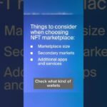 Which blockchain to use for an NFT marketplace? #nft #blockchain #shorts