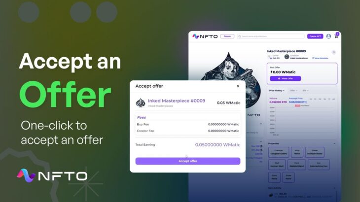 Accept an Offer in Simple Steps – White Label NFT Marketplace