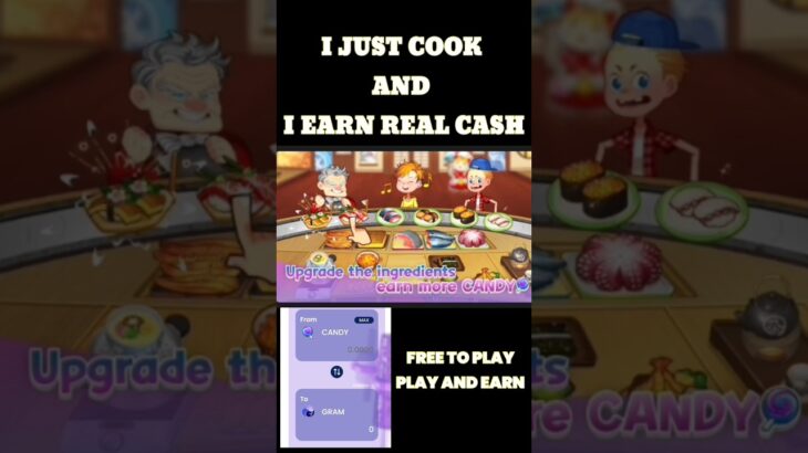 [BEST NFT COOKING 2023] EARN REAL MONEY BY COOKING  #incomesource #nft #playandearn #f2p