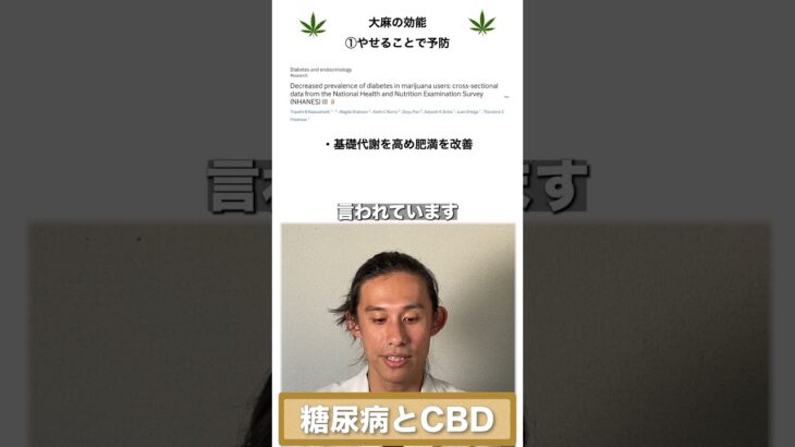 糖尿病と医療大麻・CBD