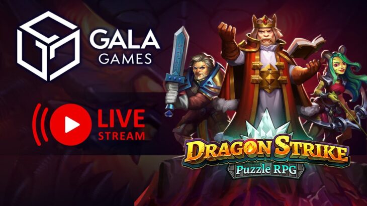 Dragon Strike Gala Games P2E NFT игра с заработком СТРИМ