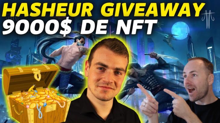 HASHEUR GIVEAWAY DE 9000$ NFT ! 🤯 – Animoca génère 402 millions $