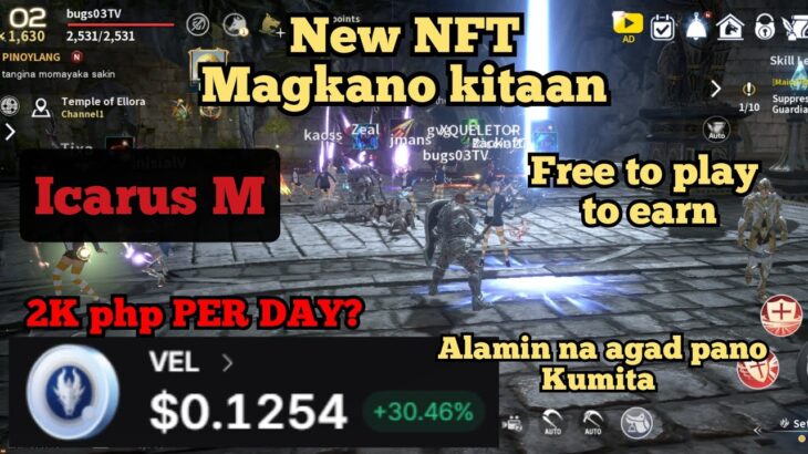 Icarus M – New nft magkano kitaan per day pano makapag awakening