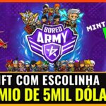 JOGO NFT COM ESCOLINHA E MEGA EVENTO GRÁTIS DE 5 MIL DÓLARES –  BORED ARMY