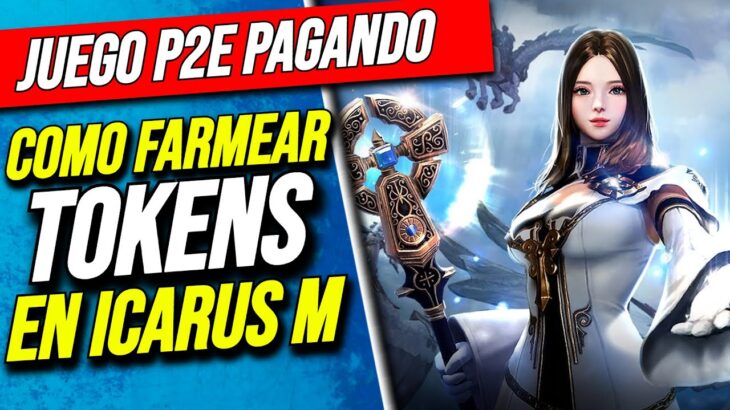 Juego NFT PAGANDO GRATIS ! Como ganar dinero ICARUS M GUILD WAR P2E de WEMIX ! Como farmear token