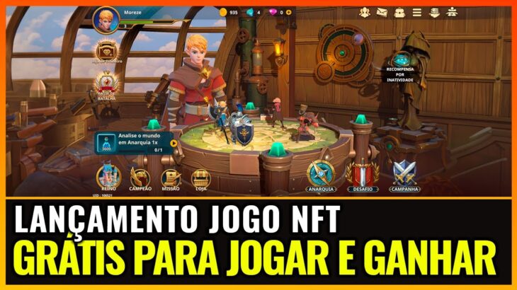 LANÇOU AGORA JOGO NFT RPG DE TURNO DA GALA GRÁTIS PARA JOGAR E GANHAR – CHAMPIONS ARENA