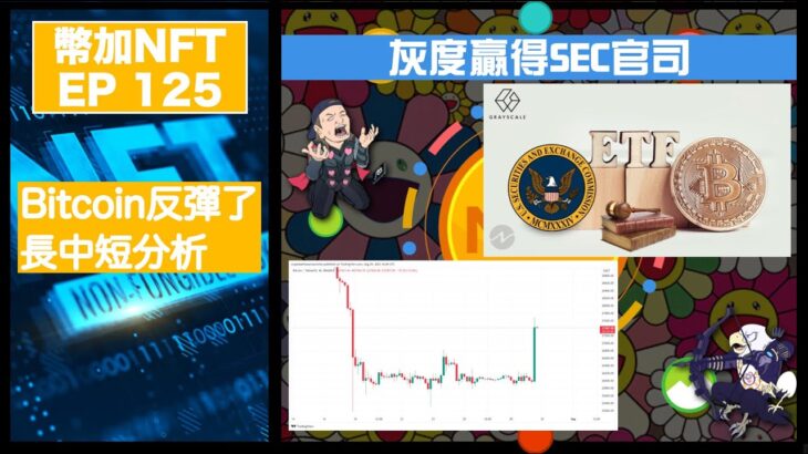 幣加NFT EP 125－灰度贏得SEC官司｜Bitcoin反彈了, 長中短分析