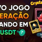 NOVO JOGO NFT DE MINERAÇÃO PAGANDO EM USDT – BILHETE GRÁTIS TODOS OS DIAS – CRYSTAL MINE