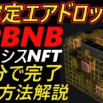 【確定エアドロップ】OPBNB ジェネシスNFTをゲットせよ！～取得方法解説～10分で完了