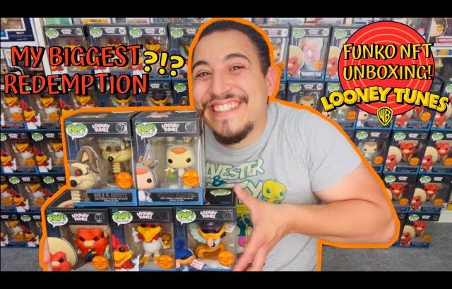 Unboxing Funko NFT Looney Tunes Series 1 Physical Pops | BIGGEST REDEMPTION?!