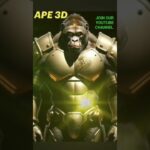 🥳5000 SUBSCRIBERS 🚀 JOIN OUR APE 3D CHANNEL 👑💫🧖 #bitcoin #nft #funny #humor #ai #gorilla #crypto