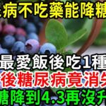 糖尿病不吃藥能降糖嗎？53歲高血糖大叔，飯後愛吃1種果子，3天後糖尿病竟消失了！血糖降到4.3，再也沒升高過，2塊錢能買一大袋【養生常談】