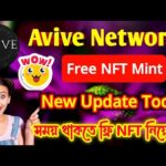 Avive network new update/avive network nft mint/free nft mint/best mining platform is avive network🔥