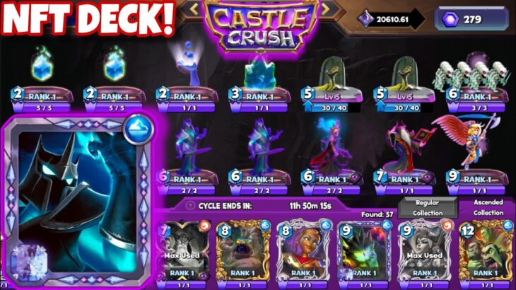 Castle Crush – Full NFT Skeleton Deck 🔥 | Castle Crush Gameplay