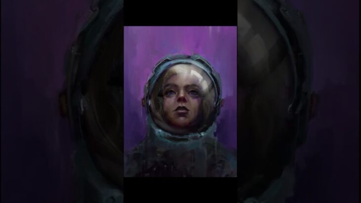 Girl-Astronaut sketch Timelapse #inspiration #timelapse #digitalart #art #nft #ai #noai