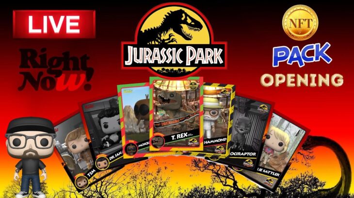 JURASSIC PARK NFT PACKING OPENING!!