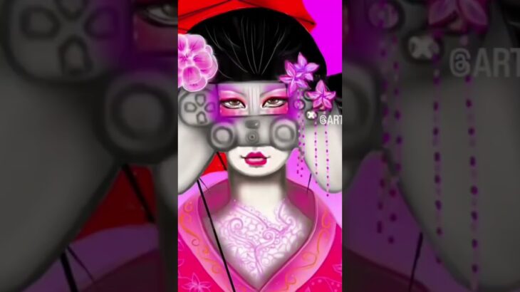 RETRO GAME TEAM GEISHAS #artesanodigital #digitalart #gamers #nft #opensea #retrogame #woonkly