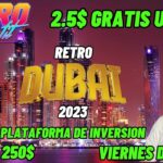 RETRO PROFIT 🤑1.5% DIARIO🤑2.5$ GRATIS FREE🤑NFT GAME🤑TOKEN🤑PLATAFORMA🤑BTC🤑INVERSION🤑DUBAI