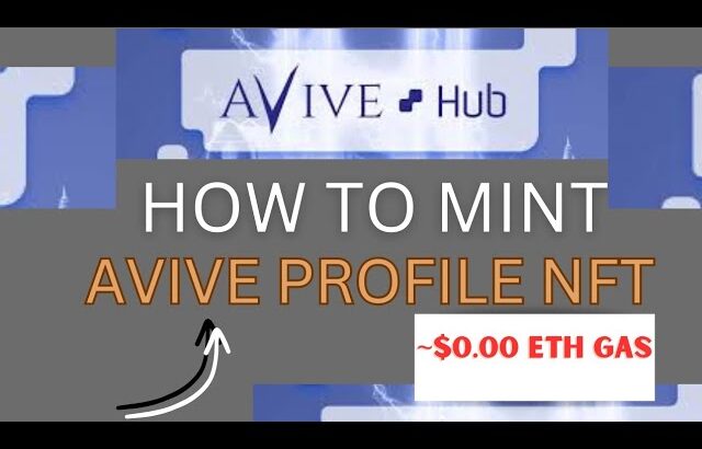 Rush now and Claim the Avive NFT | No gas fee❌ ending soon