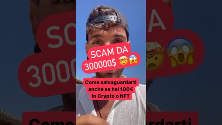 SCAM da 300000$ 😱 #blockchain #nft #crypto #cryptovalute