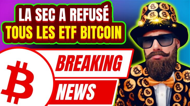 🚨SEC & ETF Bitcoin Spot / Lufthansa & Polygon NFT / Binance démission / Bloomberg / Cryptos perdu🚨