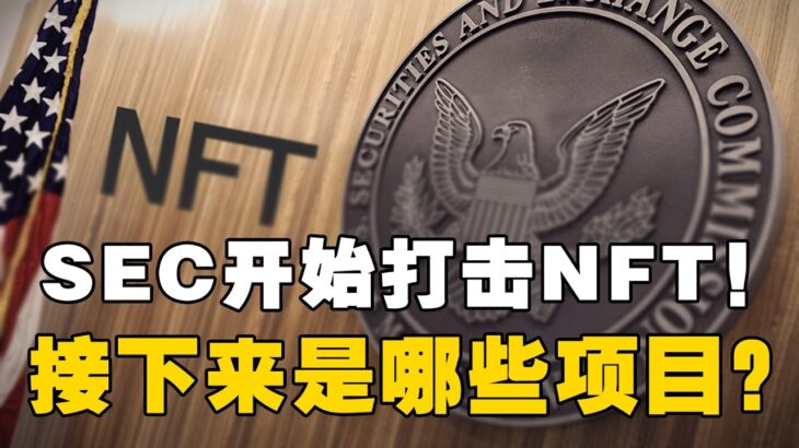 SEC开始打击NFT！接下来是哪些项目？