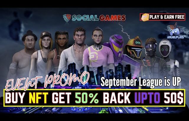 Social Games Multiverse  of NFT September Promo 50% off on NFT