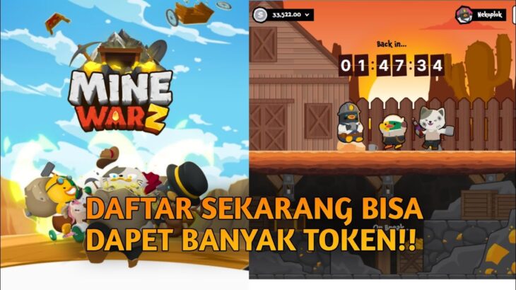 gratis!! pre-mining game nft android play to earn terbaru 2023 – mine warz project