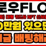 [플로우] 21일(토) 대형 카드사 NFT 신사업 구축 50만원 있으면.. 지금 배팅해라 늦기전에 잡으세요