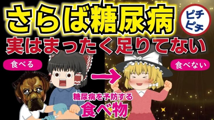 【40代50代】糖尿病を防ぐには○○食べろ！確実に足りていない糖尿病を予防する食べ物とは【うわさのゆっくり解説】