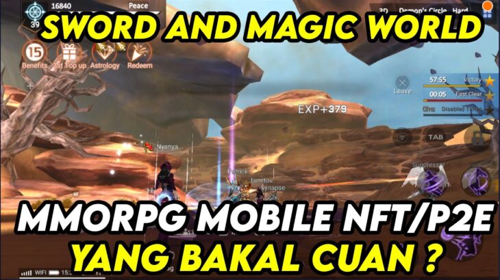 AKHIRNYA RILIS SWORD AND MAGIC WORLD MMORPG NFT/P2E INI BAKAL CUAN KAH ?