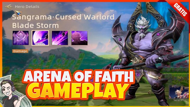 Arena of Faith: Gameplay desse novo jogo NFT MOBA 5v5 de ação Grátis – Android, IOS e PC