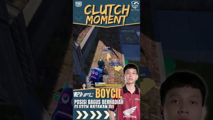 BOYCIL 1v3 CLUTCH DEWA UNITED #nft #btr #dewaunited #shorts #pubgmobile #pmpl #pmgc #pmsl