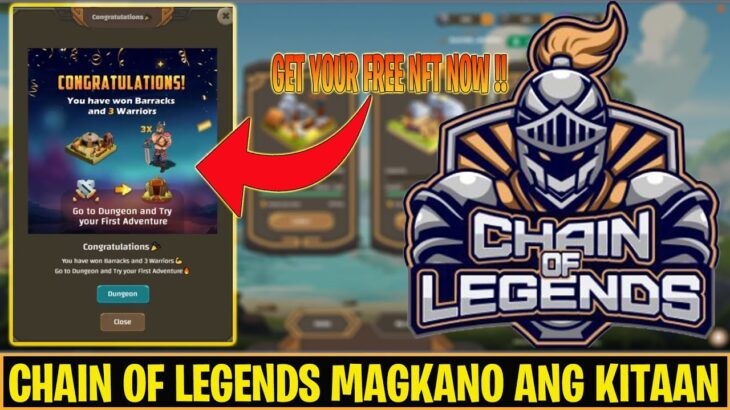 Chain of Legends | Free to Play and Earn NFT Game | CLEG Token