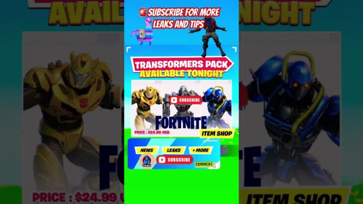 Fortnite X Transformer release Date #fortnite #viral #hindi #bts #workout #nft