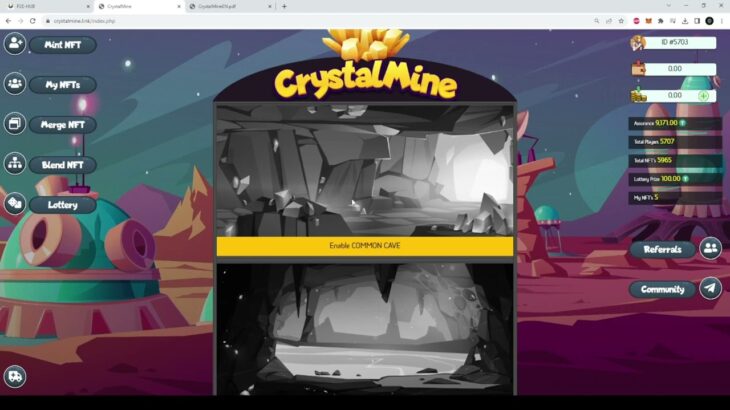 KUMITA NG PASSIVE INCOME SA NFT GAME NA TO! CRYSTALMINE PASSIVE INCOME! MAY FREE TO EARN DIN? TARA!