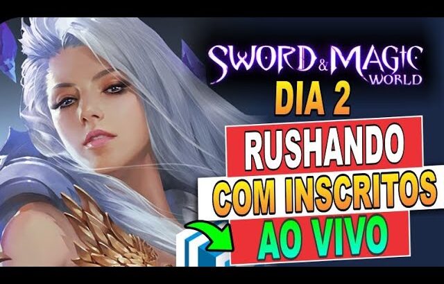 🔴 NOVO SWORD E MAGIC WORLD LANÇAMENTO MMORPG NFT GRÁTIS 🔴 AO VIVO AGORA 🔴 DIA 2